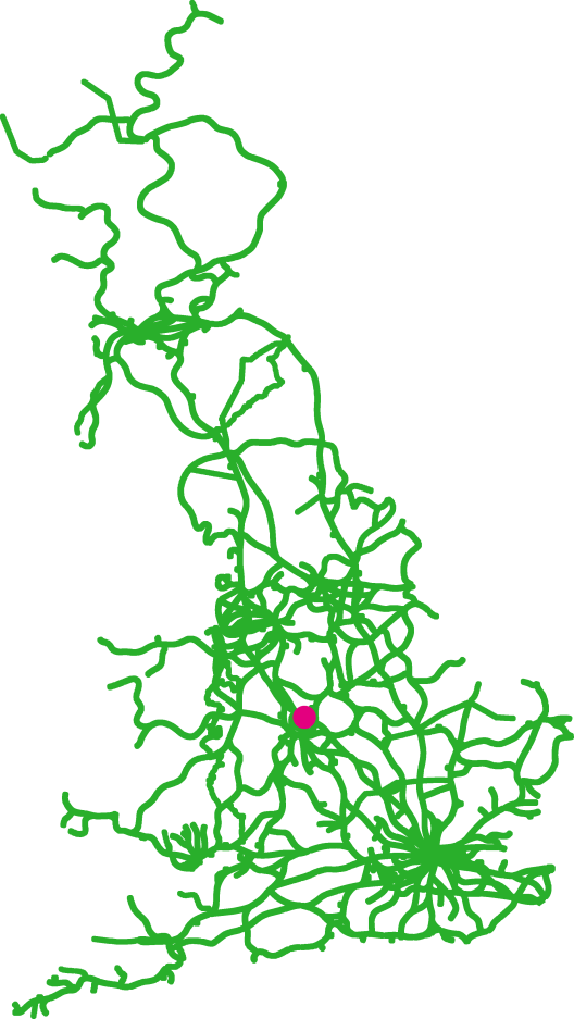 GRAPHIC: UK rail network map